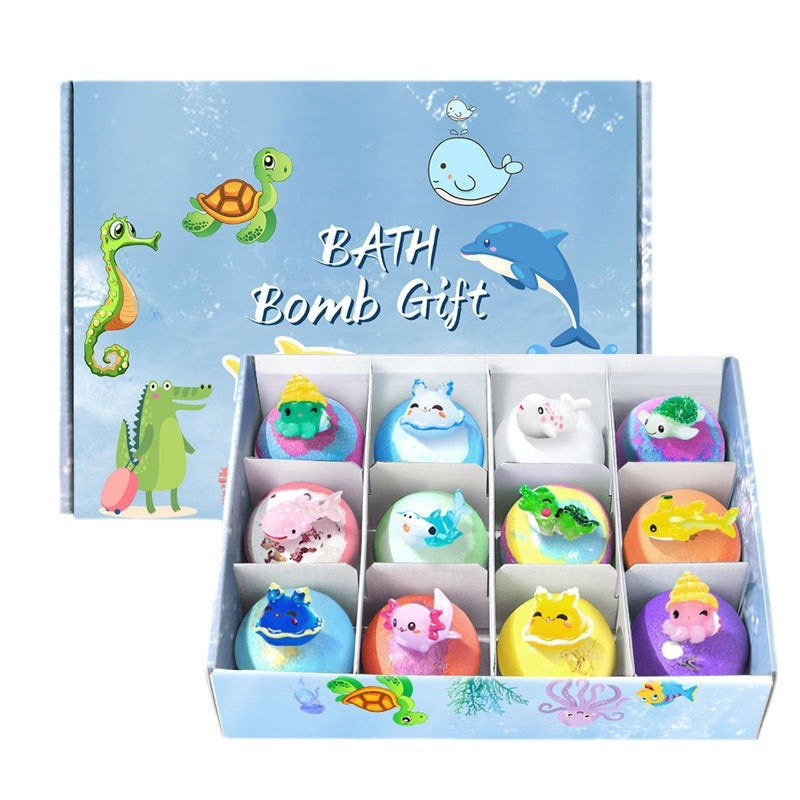 🛁🐣Bath Bombs For Kids – 12 Pack With Surprise Toys Inside