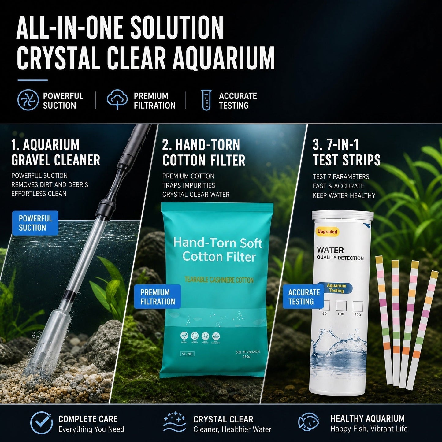 🎉 2026 Sale — Over 24,000 Sold! 💞 Electric Aquarium Gravel Cleaner