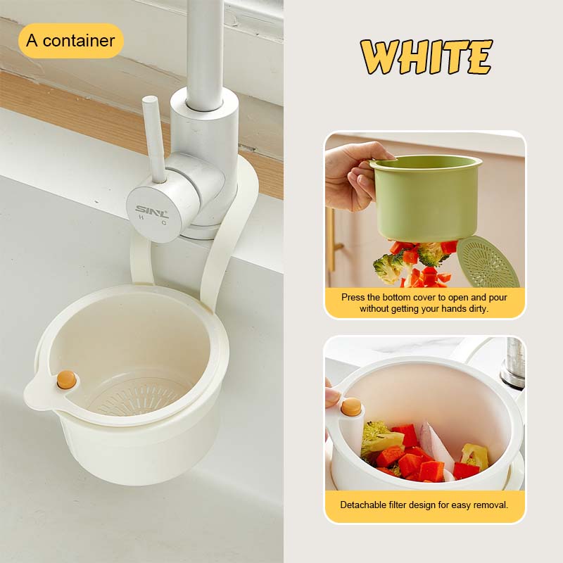 🔥Universal Clip-On Sink Drain Basket – The Multi-Functional Kitchen Strainer