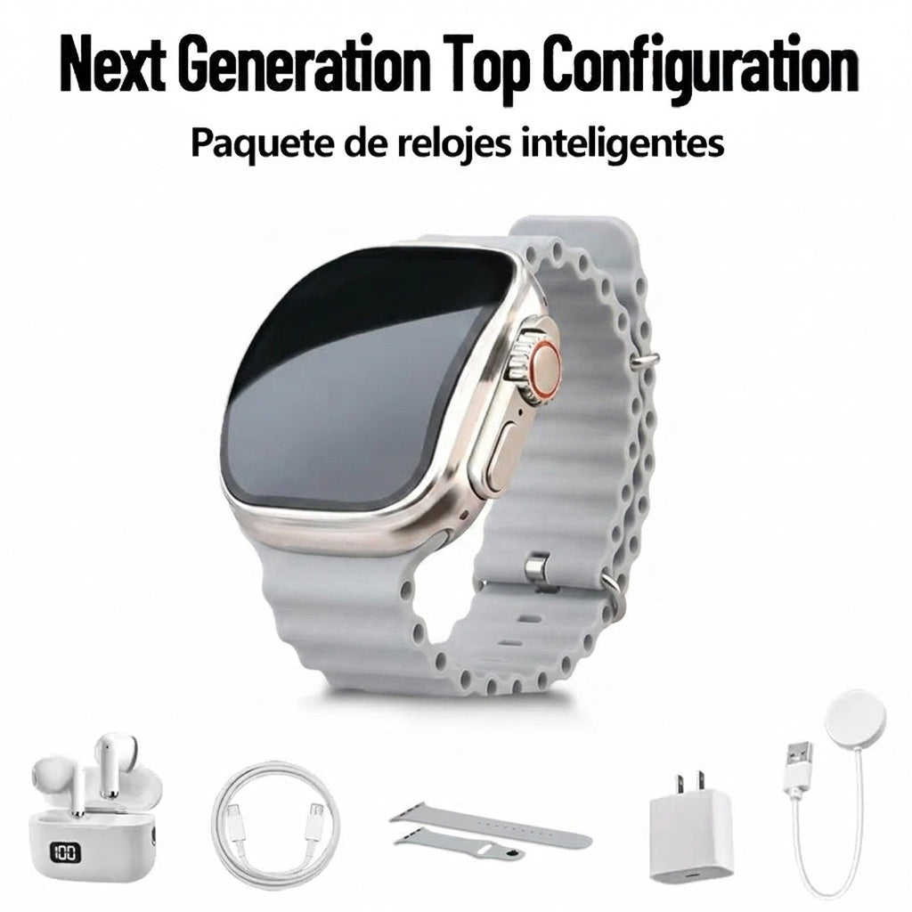 ⌚️Smartwatch Set with Earbuds – One Set, Everything You Need