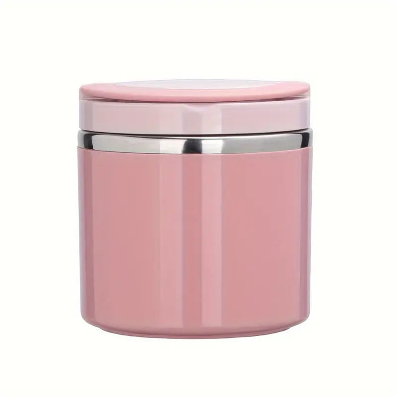 ✨Stainless Steel Insulated Lunch Box with Handle – Leakproof Stackable Food Container for Office, School & Travel