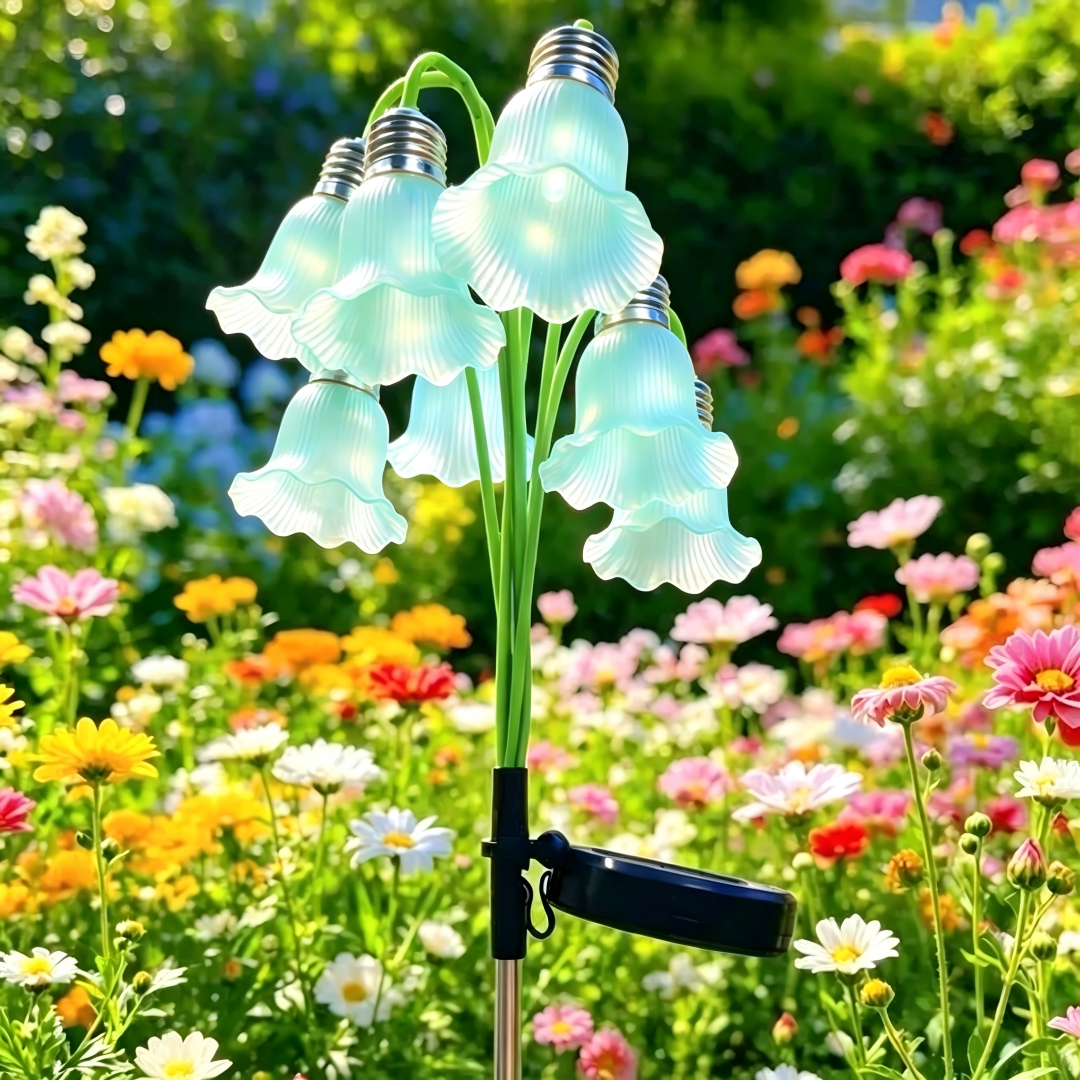📢📢40% OFF !! ⏰Solar Flower Lights Outdoor Garden Decorations