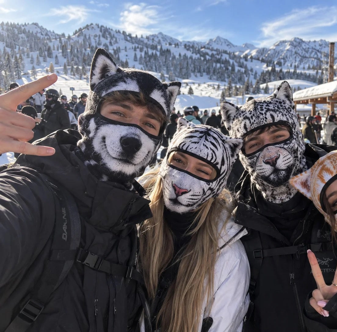 🐾❄️STAY WARM. LOOK WILD-3D Animal Face Ski Balaclava