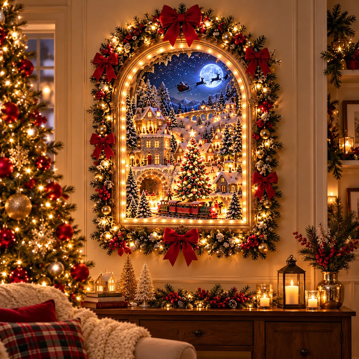 ✨ Last Day – 49% Off!✨-The Christmas Portal™ – Animated Christmas Village