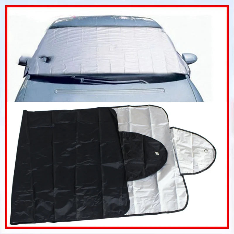 🥳2026 HOT SALE🥳💞50K+ SOLD! 🚗🌀 50% OFF! Car Windshield Cover with Suction Cups – blocks 99% UV, prevents frost & snow. Keeps car cool in summer, no scraping in winter! 🛡️✅