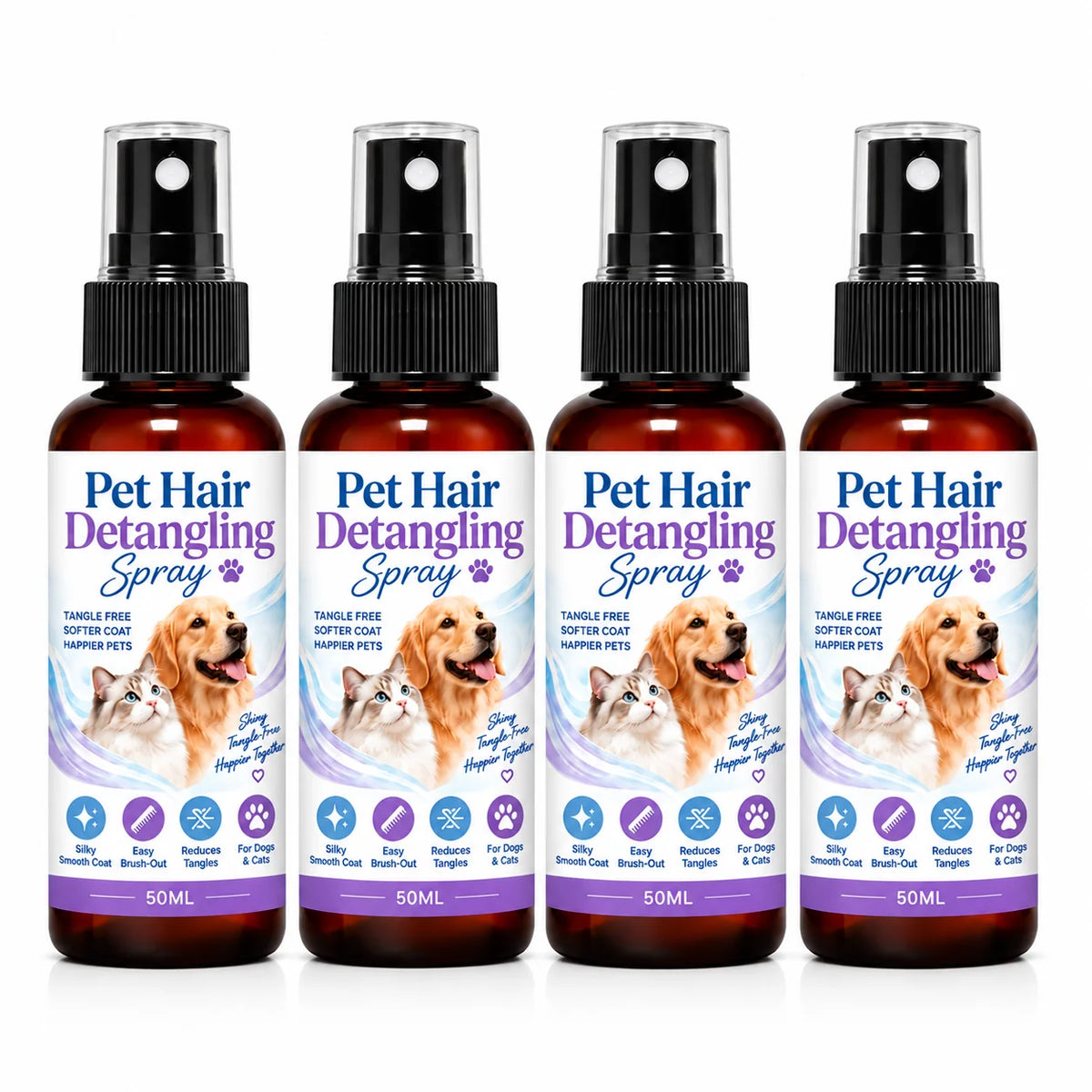 🐾 Ontklit- en verzorgingsspray voor huisdieren