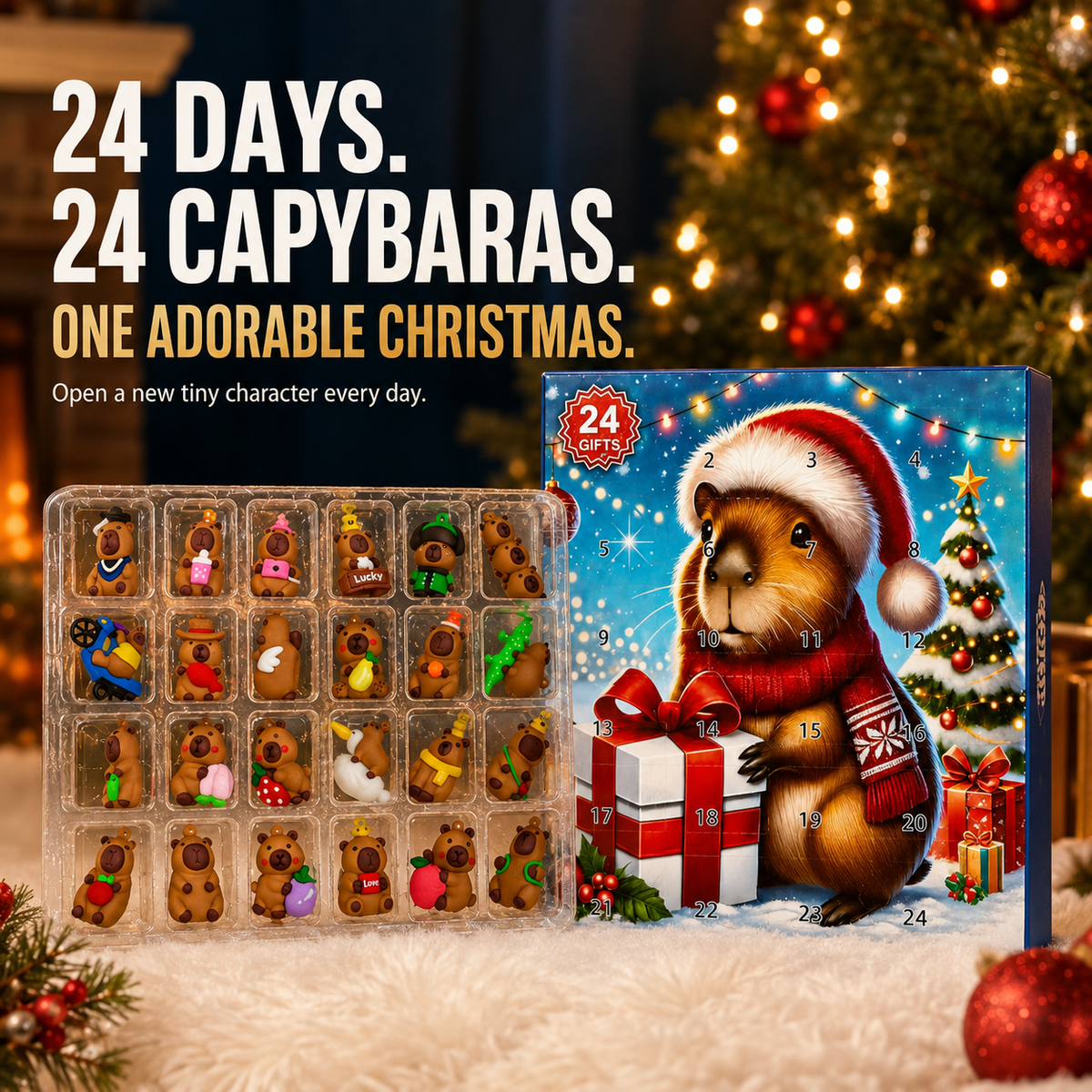 🔥Capybara Christmas Advent Calendar 2026