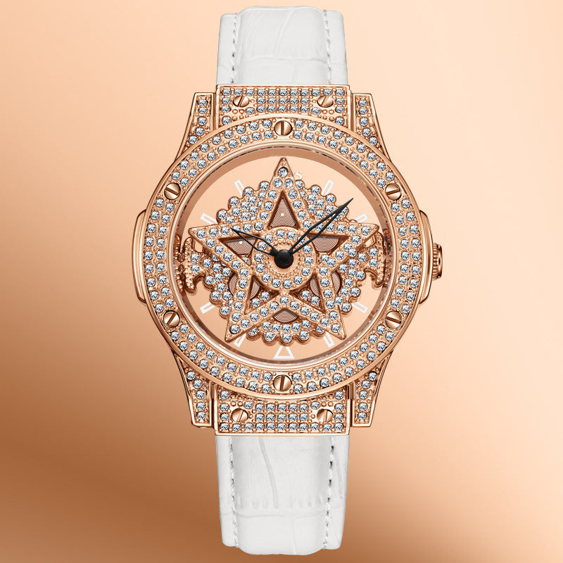 ⌚ LIMITED-TIME 40% OFF! 💥 Fashion Dress Watch Rhinestone Dial – Quartz Movement, 30M Waterproof, Adjustable Clasp ✨