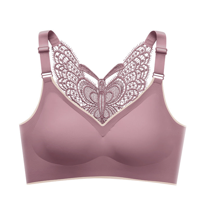 🎁Hot Sale 40% OFF🦋Butterfly Embroidery Wirefree Bra