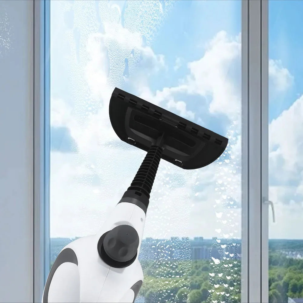 Handheld Pressurized Steam Cleaner with 12-Piece Accessory Kit
