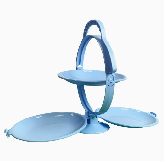 🍃Foldable Mirror Shape Dried Fruit Tray
