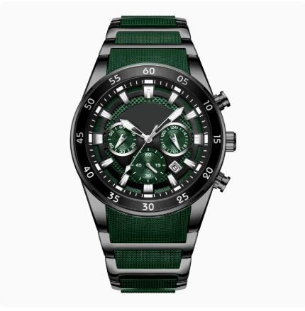 ⌚49% OFF NOW! ✨ Men's Waterproof Multifunctional Quartz Watch – Chronograph Design, Luminous Hands & Stainless Steel 🌊