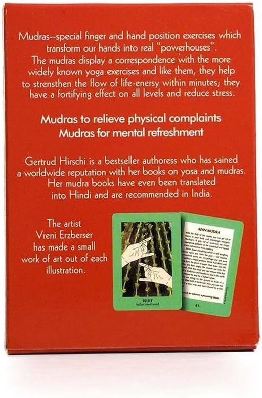 šMUDRA Cards for Body, Mind ad Spirit: The Handy Course in Yoga Spiritual Meditation Accessories
