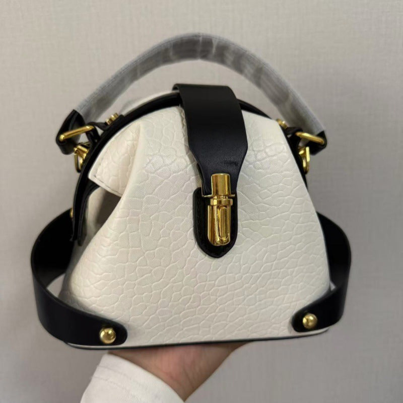 👜 LIMITED-TIME 30% OFF! ✨ Color-Blocked Bag – Stylish, Metal Hardware, Multi-Way 🧳