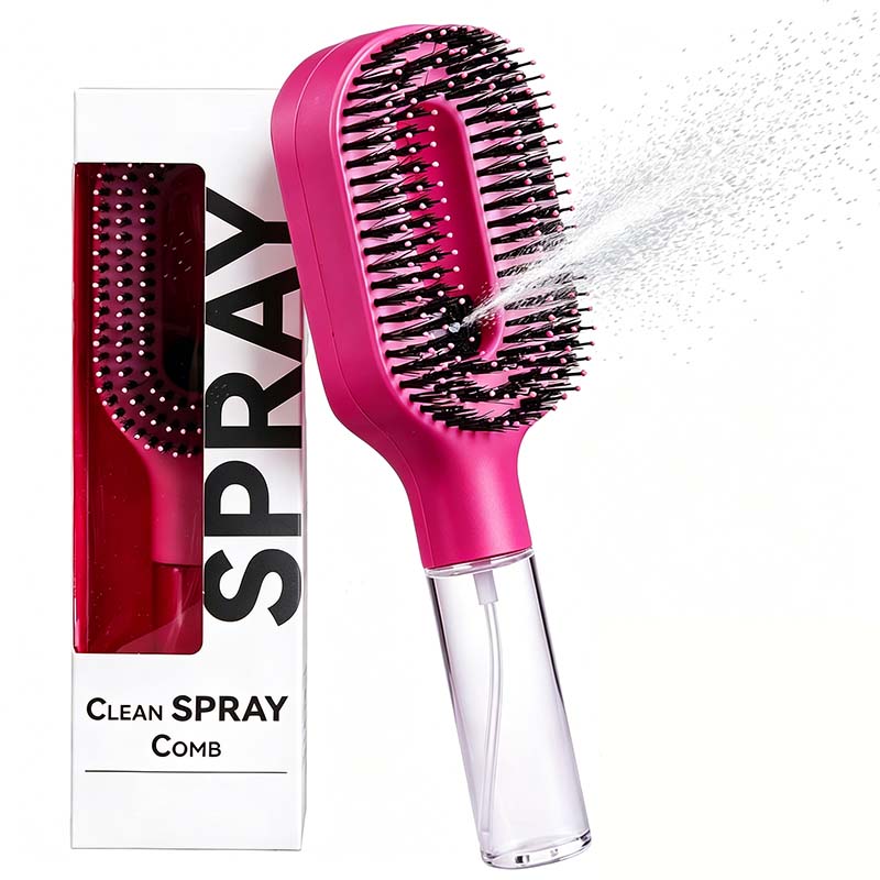 🪮💦Last Day Special Price🔥Anti-Static Hair Brush with Built-in Sprayer
