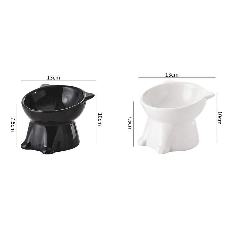📢📢30% OFF !! ⏰Ergonomic Elevated Cute Cat Bowl