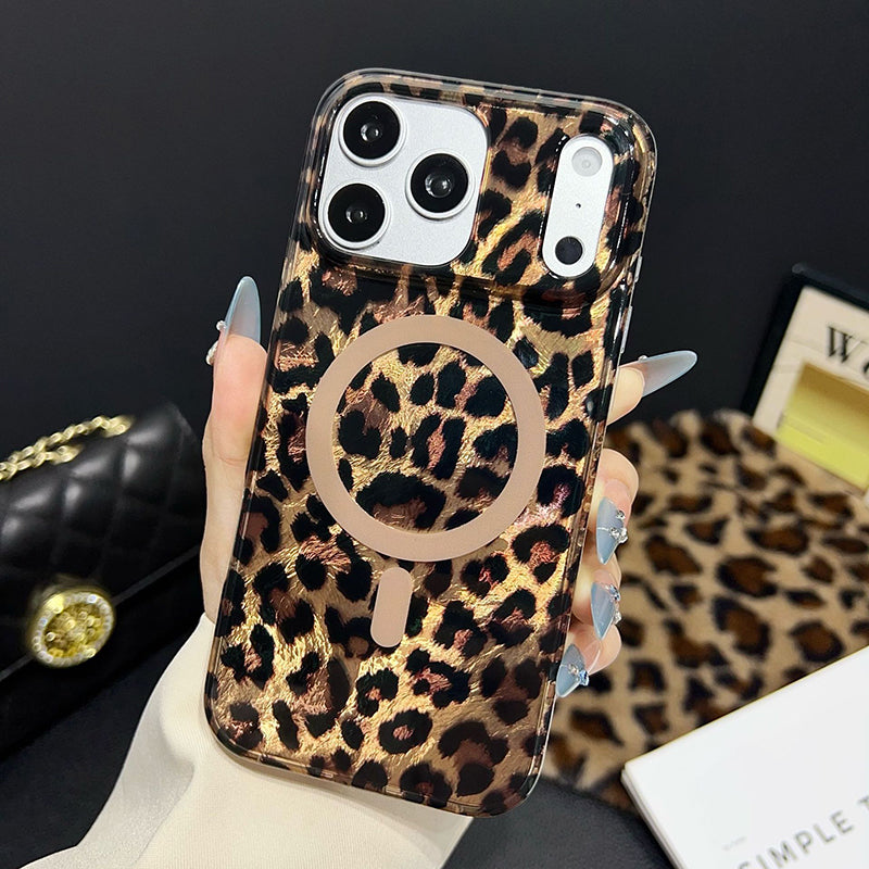 📢📢42% OFF !! ⏰Magnetic Leopard Print Phone Case