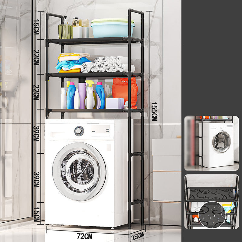 š„2026 New Hot Sellingā¤ļøāš„No-Drill Bathroom & Laundry Organizer Shelf
