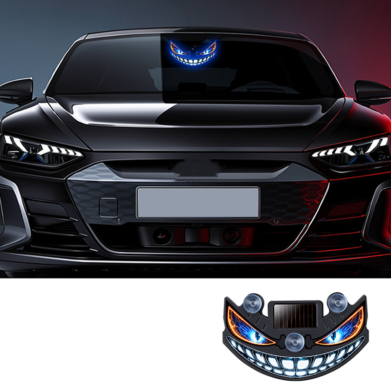 📢📢40% OFF !! ⏰Solar Devil Eye LED Car Warning Light
