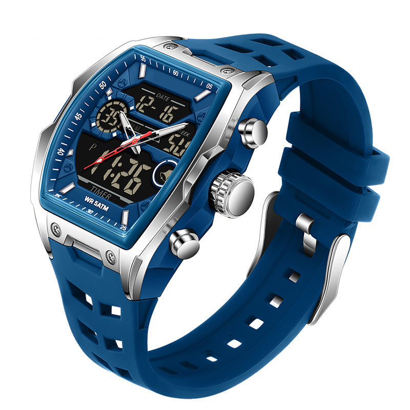⌚ Read It in the Dark – Men's Dual Display Sports Watch with Luminous Dial. Waterproof & Rugged. 50% Off. UK Stock