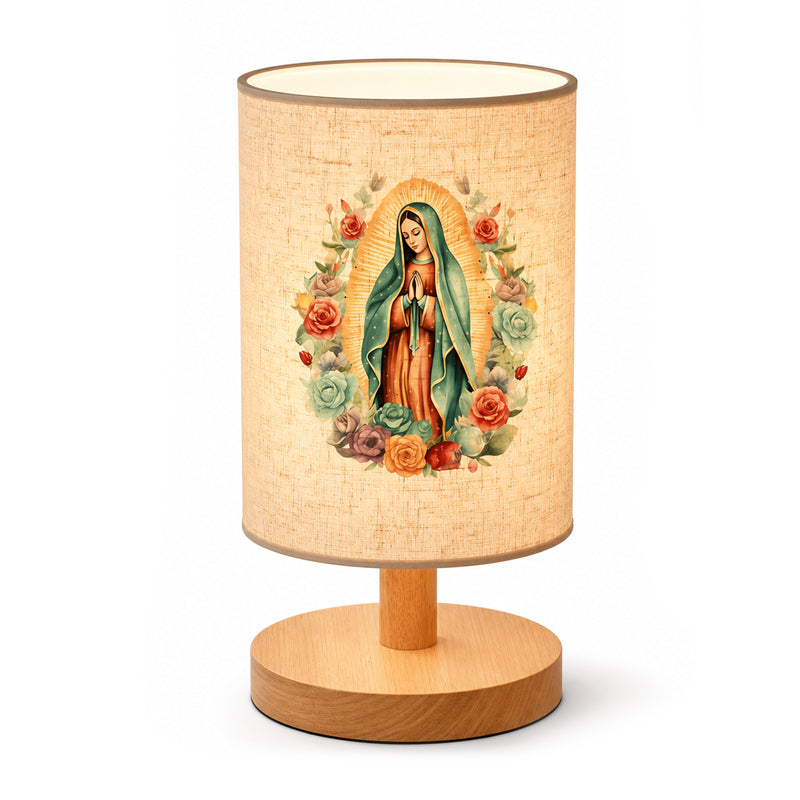 🕯️48% OFF NOW! ✨ Virgin Mary Wooden Table Lamp – Sacred Art, Soft Glow & Solid Wood – For Prayer, Meditation & Home Decor 🏠