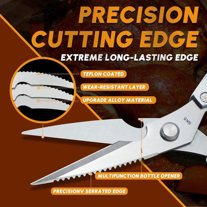 Kitchen Scissors All Purpose - Stainless Steel Kitchen Shears