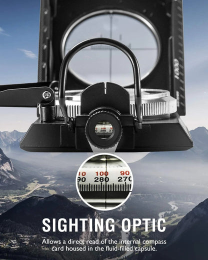 🎁Multifunctional Military Aiming Navigation Compass Compass