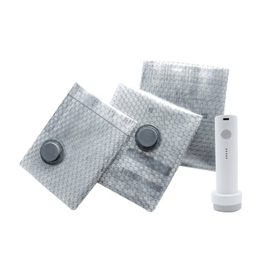 Cordless Travel Vacuum Bag Set
