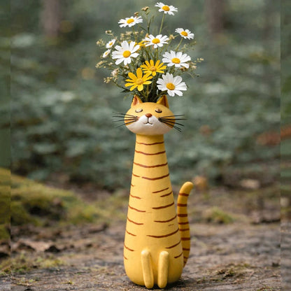 😻Handcrafted Quirky Cat Vase