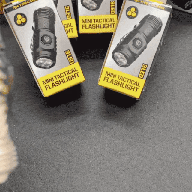 🔥Three-eyed Monster Mini Flash Super Power Flashlight