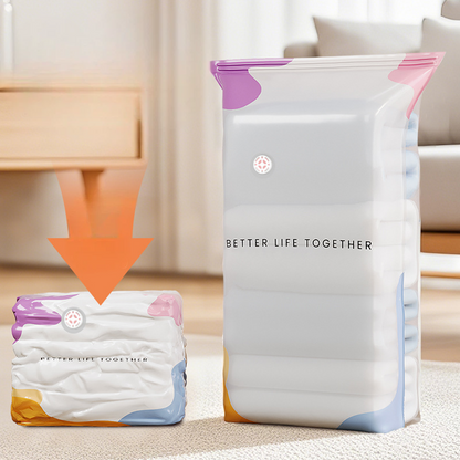 🧳💨 48% OFF! No‑Pump Vacuum Storage Bags – Press & seal, no pump needed. Saves 80% space, keeps clothes dry & dust‑free. Perfect for bulky bedding & off‑season gear. 🛏️🗄️