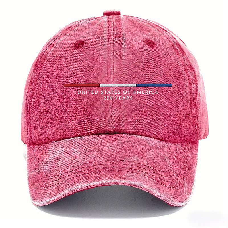 🔥United States of America 250 Years Vintage Washed Cap