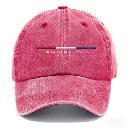 🔥United States of America 250 Years Vintage Washed Cap