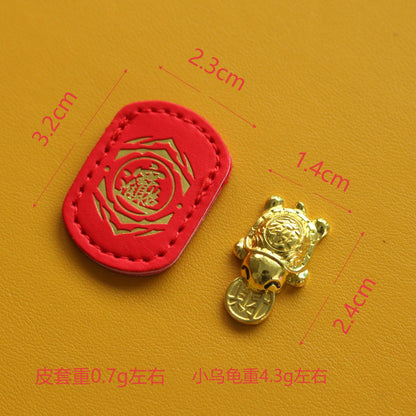 🐢2026 Golden Turtle Charm – Bites onto Luck, Never Lets Go