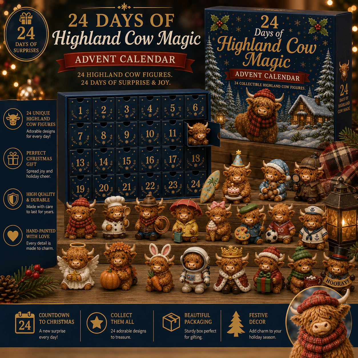 🐮 24 Days of Highland Cow Advent Calendar