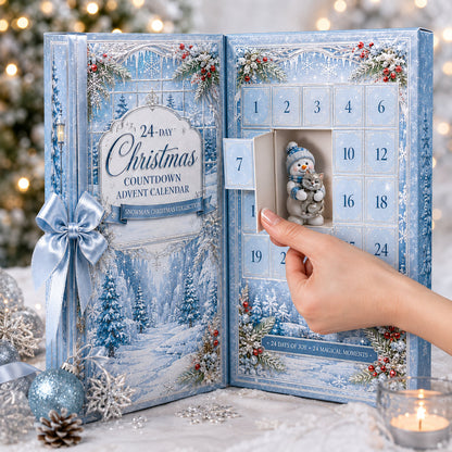 🎄✨ 24-Day Christmas Countdown Advent Calendar – Snowman Christmas Series