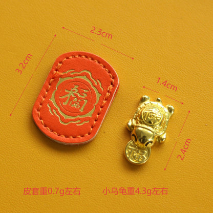 🐢2026 Golden Turtle Charm – Bites onto Luck, Never Lets Go