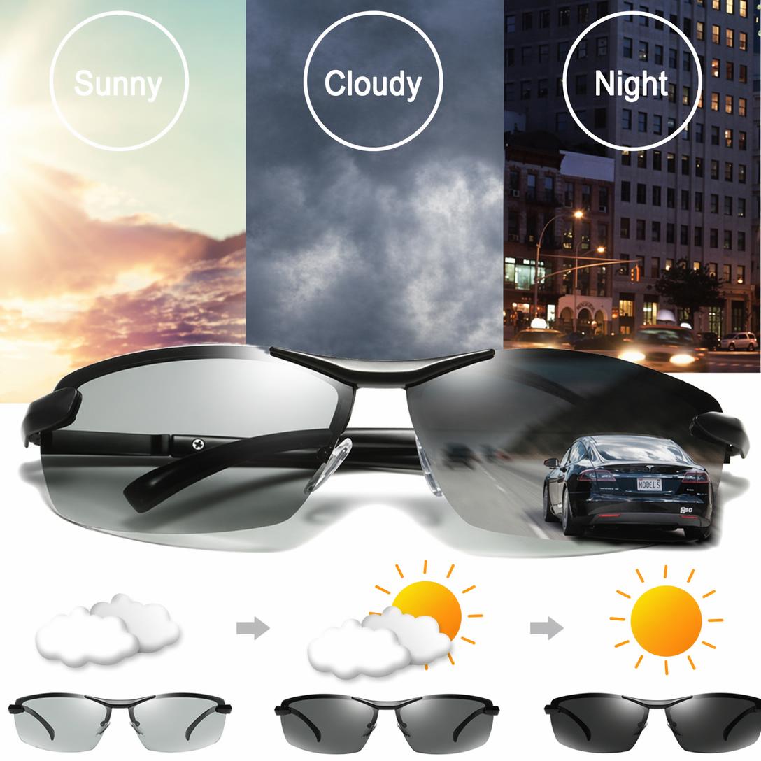 🥳2026 HOT SALE🥳💞50K+ SOLD!🕶️🌦️ Upgraded Photochromic Lenses 50% OFF! Anti-glare polarization meets smart light adaptation. A stylish, intelligent choice for your eyes. 💎😎