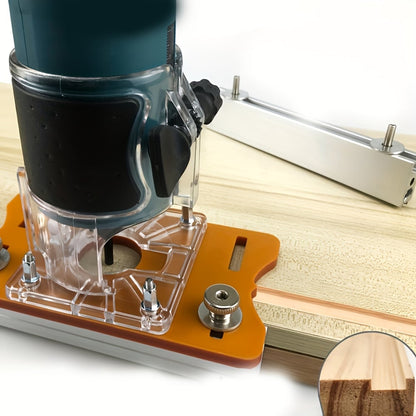 💥2-in-1 Woodworking Trimmer Slotting Auxiliary Positioning Bracket
