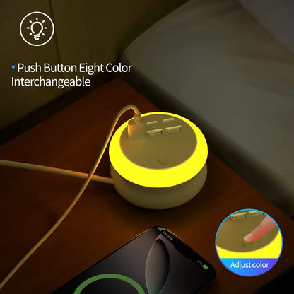 🔥Summer Hot Sales - Save 49% OFF🔋 Portable Power Strip with USB-C Charging & LED Lights ✨ – 6 USB Ports for Home 🏠, Office 💻 & Travel ✈️