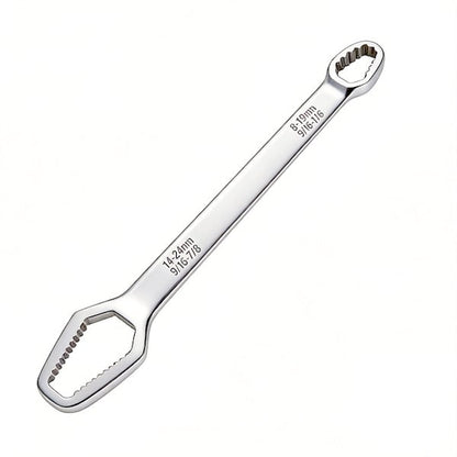 🔧(2 PCS)Double-Ended Torx Wrench, Universal Automotive Torx Wrench 8-24mm Self-Tightening🔧