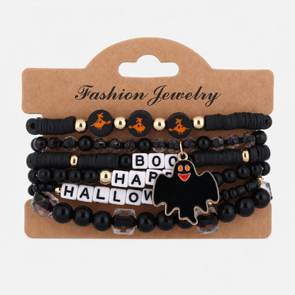 🔥Last Day 50% OFF - Halloween Series Cartoon Soft Clay Bracele