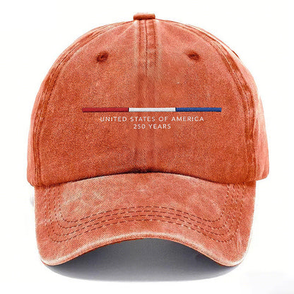 🔥United States of America 250 Years Vintage Washed Cap