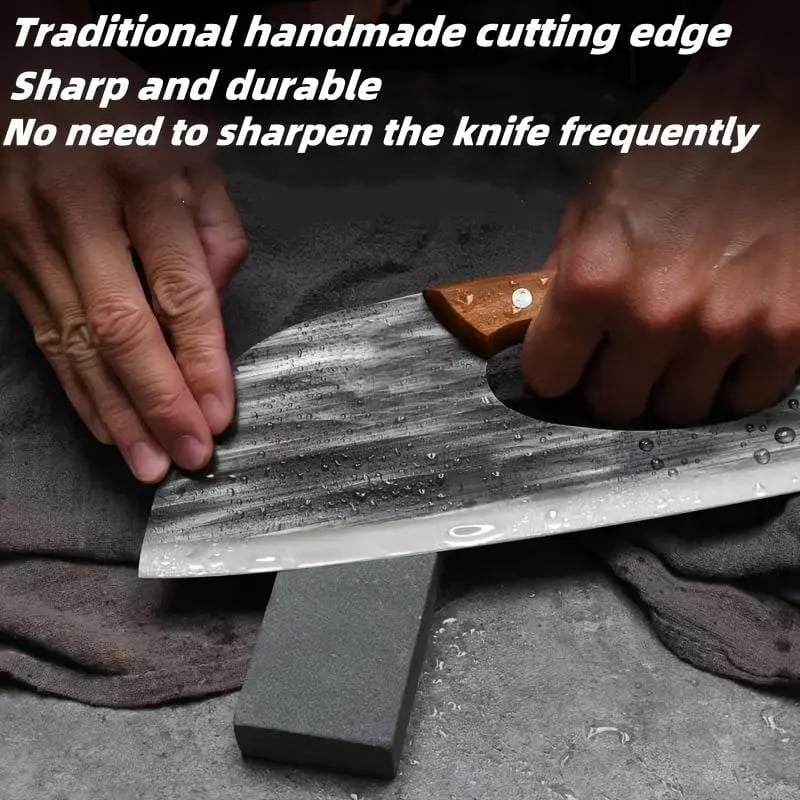 🔥Premium Hand-Forged Chef's Knife & Cleaver Set