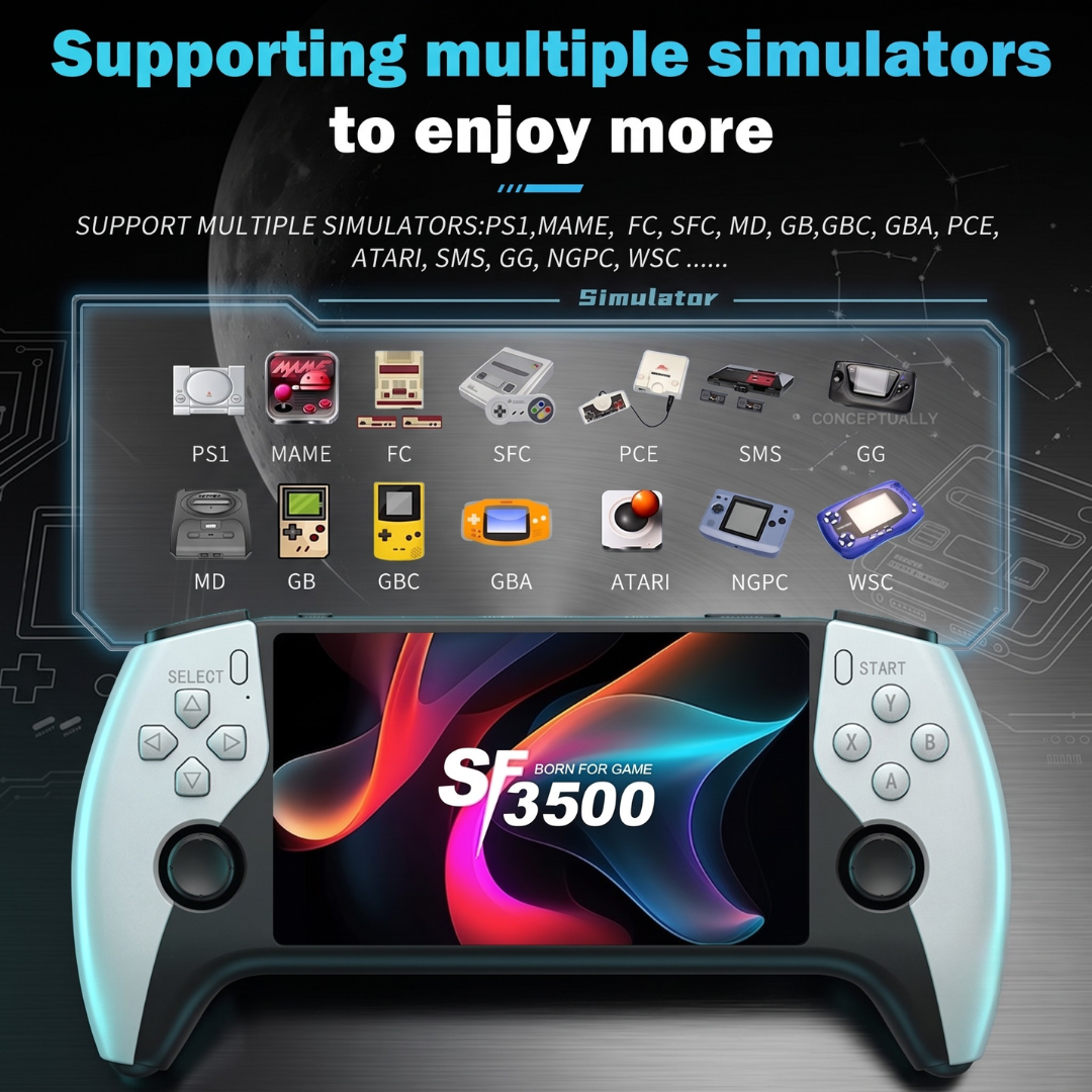 🎄Christmas Sale 48% OFF- Retro Handheld Game Console with HD 5-inch IPS Screen over 20,000 Games