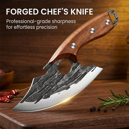 🔥Premium Hand-Forged Chef's Knife & Cleaver Set