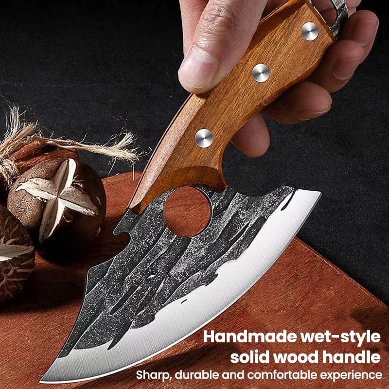 🔥Premium Hand-Forged Chef's Knife & Cleaver Set