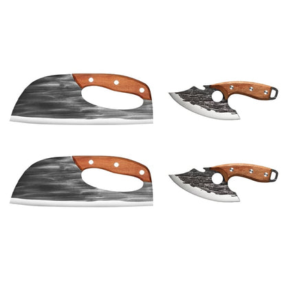 🔥Premium Hand-Forged Chef's Knife & Cleaver Set