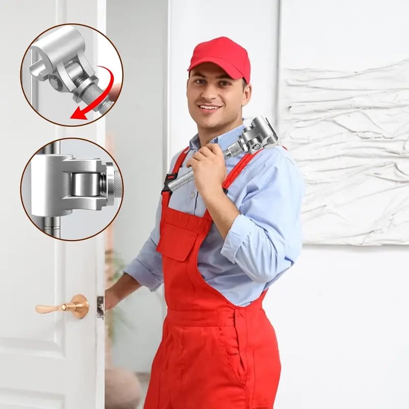 🔧 Door Hinge Adjustment Wrench | Precision Cabinet & Door Hinge Alignment Tool