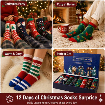 🎄 Unbox Daily Christmas Joy | Festive Sock Advent Calendar 🎁